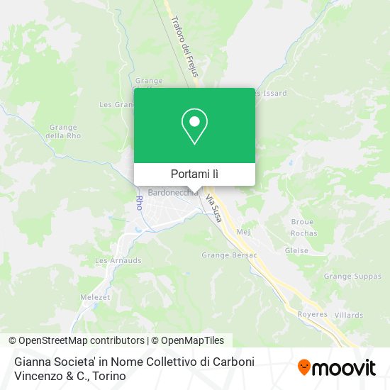 Mappa Gianna Societa' in Nome Collettivo di Carboni Vincenzo & C.