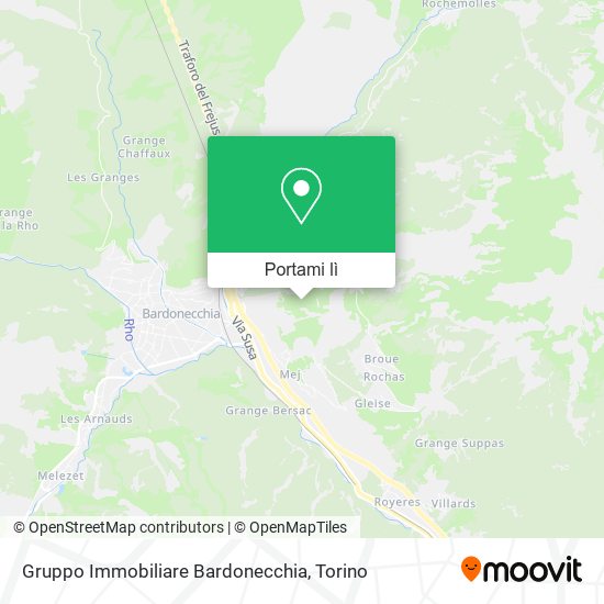 Mappa Gruppo Immobiliare Bardonecchia