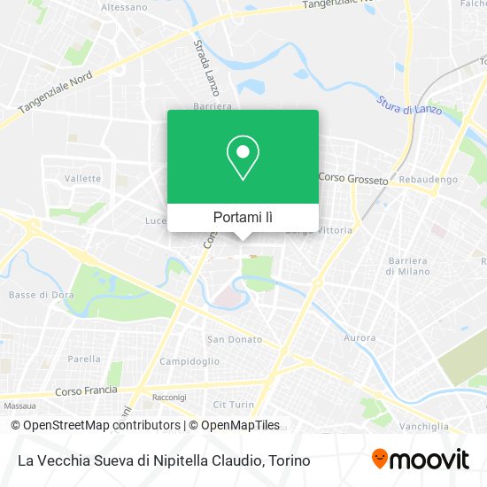 Mappa La Vecchia Sueva di Nipitella Claudio