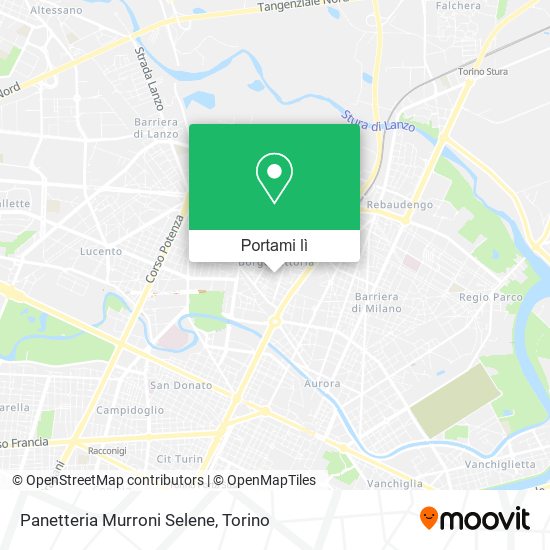 Mappa Panetteria Murroni Selene