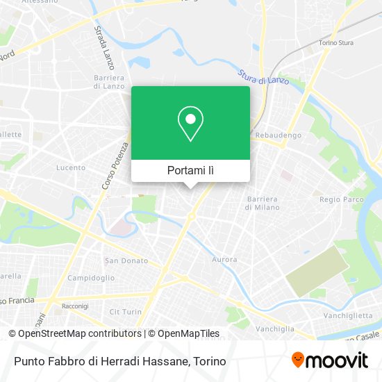 Mappa Punto Fabbro di Herradi Hassane