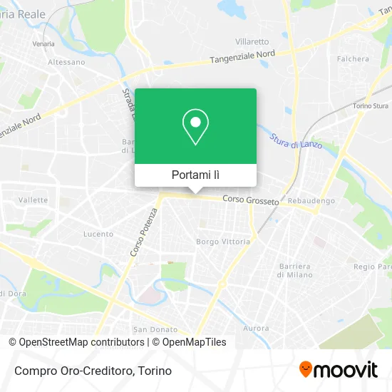 Mappa Compro Oro-Creditoro