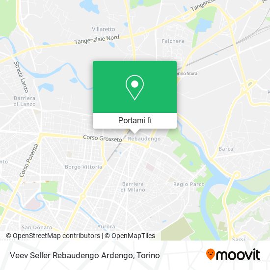 Mappa Veev Seller Rebaudengo Ardengo