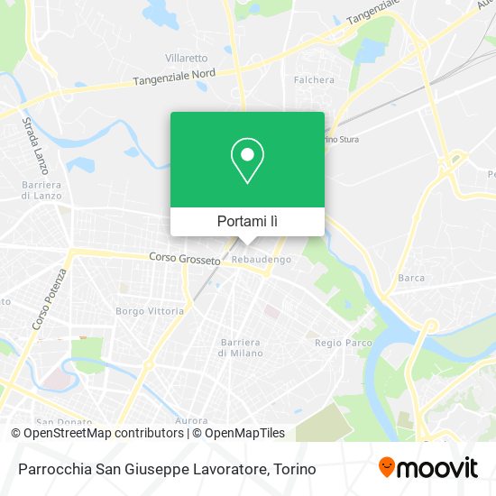 Mappa Parrocchia San Giuseppe Lavoratore