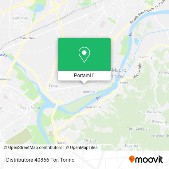 Mappa Distributore 40866 Tor
