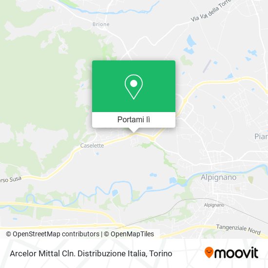 Mappa Arcelor Mittal Cln. Distribuzione Italia