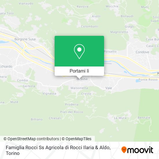 Mappa Famiglia Rocci Ss Agricola di Rocci Ilaria & Aldo