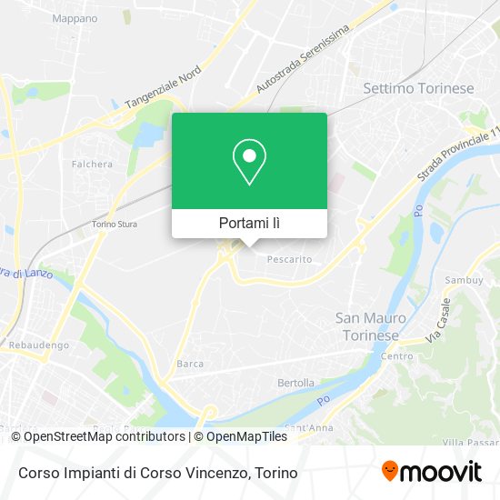 Mappa Corso Impianti di Corso Vincenzo