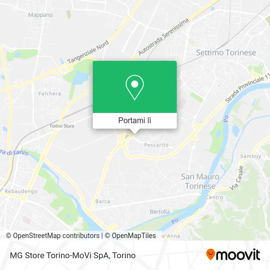 Mappa MG Store Torino-MoVi SpA