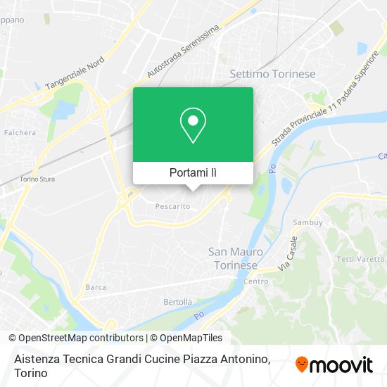 Mappa Aistenza Tecnica Grandi Cucine Piazza Antonino