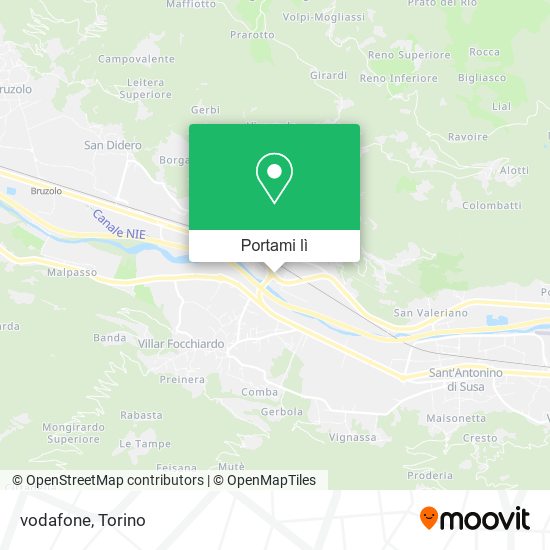 Mappa vodafone