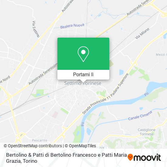 Mappa Bertolino & Patti di Bertolino Francesco e Patti Maria Grazia