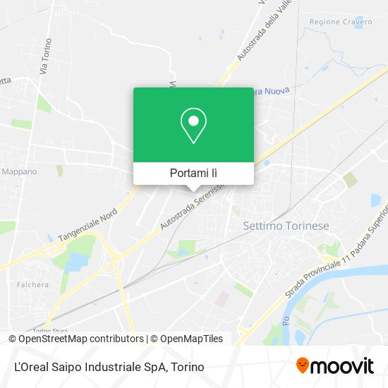 Mappa L'Oreal Saipo Industriale SpA