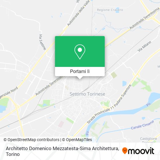 Mappa Architetto Domenico Mezzatesta-Sima Architettura