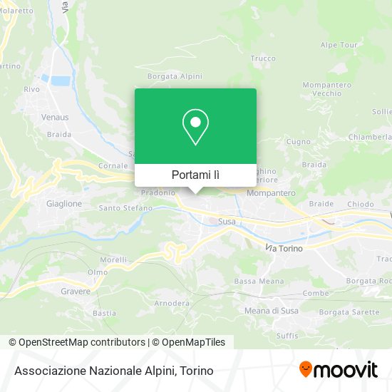 Mappa Associazione Nazionale Alpini