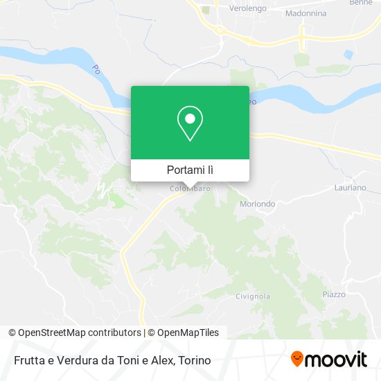 Mappa Frutta e Verdura da Toni e Alex