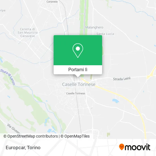 Mappa Europcar
