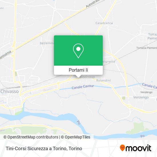 Mappa Tini-Corsi Sicurezza a Torino