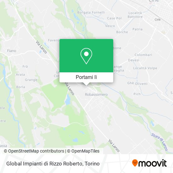Mappa Global Impianti di Rizzo Roberto