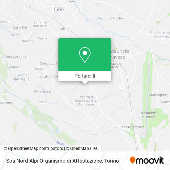 Mappa Soa Nord Alpi Organismo di Attestazione