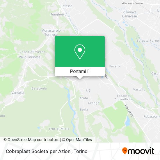 Mappa Cobraplast Societa' per Azioni