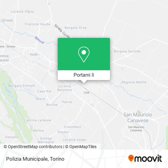 Mappa Polizia Municipale