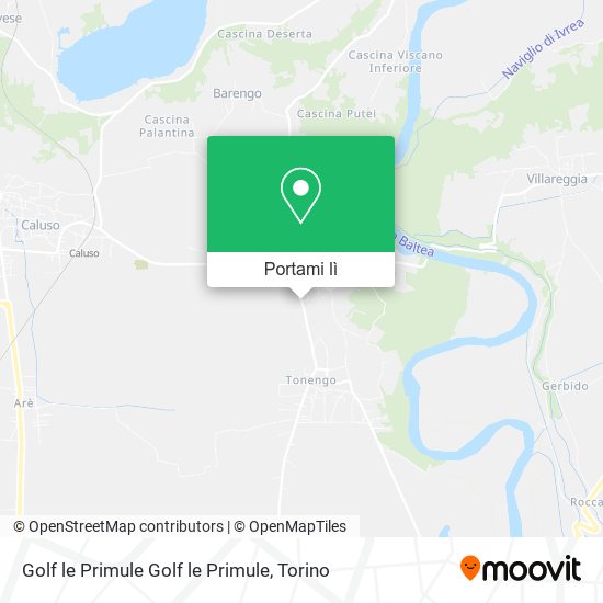 Mappa Golf le Primule Golf le Primule