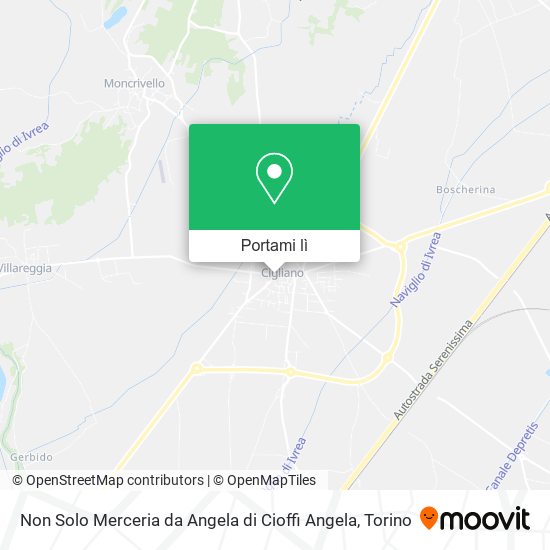 Mappa Non Solo Merceria da Angela di Cioffi Angela