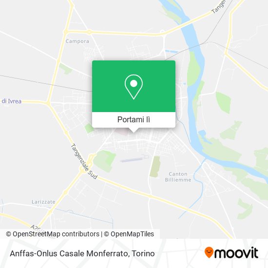 Mappa Anffas-Onlus Casale Monferrato