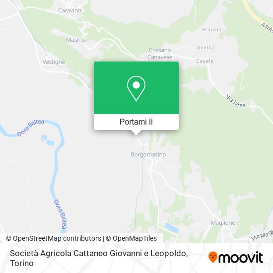 Mappa Società Agricola Cattaneo Giovanni e Leopoldo