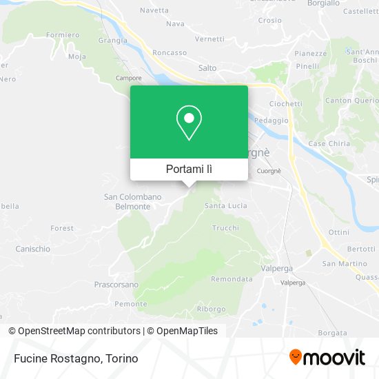 Mappa Fucine Rostagno