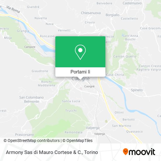 Mappa Armony Sas di Mauro Cortese & C.