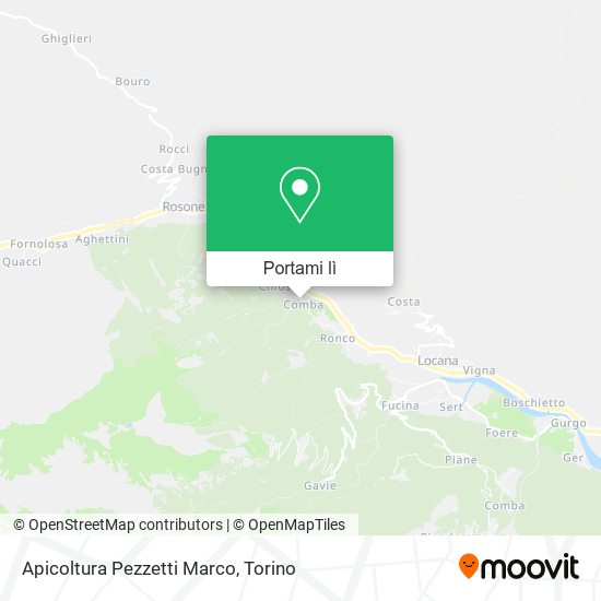 Mappa Apicoltura Pezzetti Marco