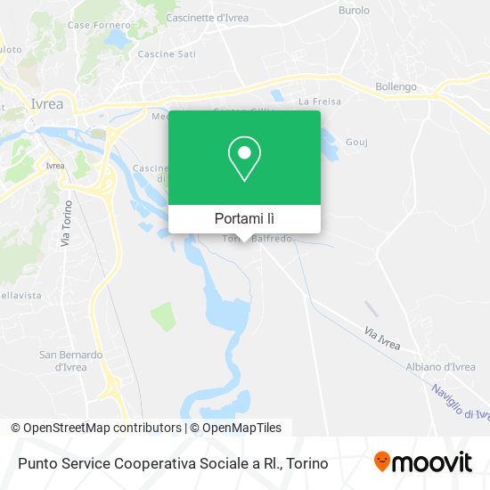 Mappa Punto Service Cooperativa Sociale a Rl.