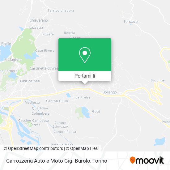 Mappa Carrozzeria Auto e Moto Gigi Burolo