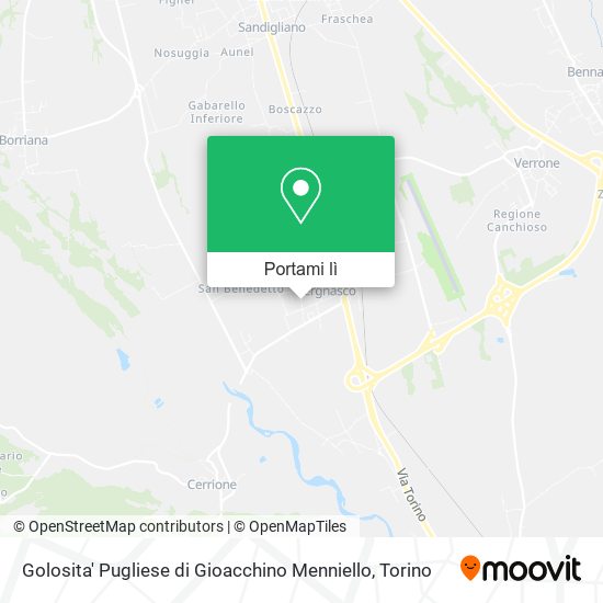 Mappa Golosita' Pugliese di Gioacchino Menniello