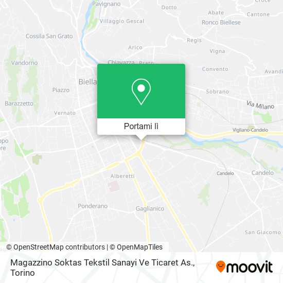Mappa Magazzino Soktas Tekstil Sanayi Ve Ticaret As.