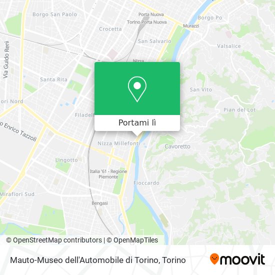 Mappa Mauto-Museo dell'Automobile di Torino