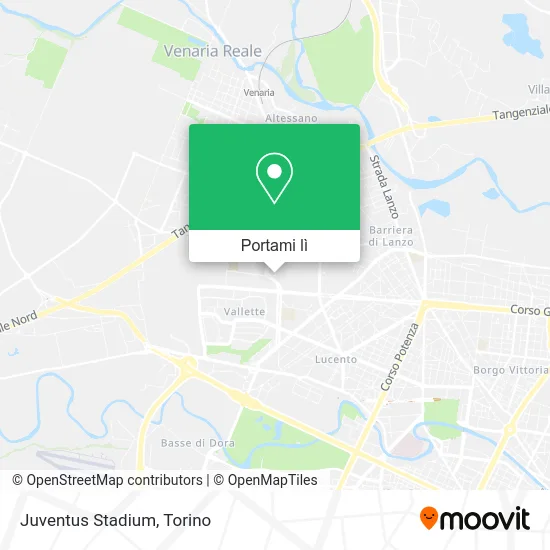 Mappa Juventus Stadium