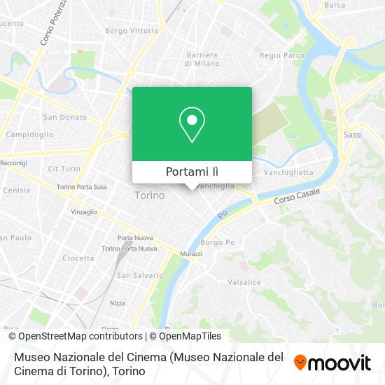 Mappa Museo Nazionale del Cinema (Museo Nazionale del Cinema di Torino)