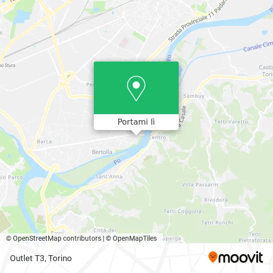 Mappa Outlet T3