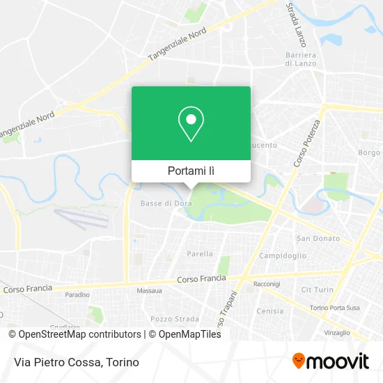 Mappa Via Pietro Cossa