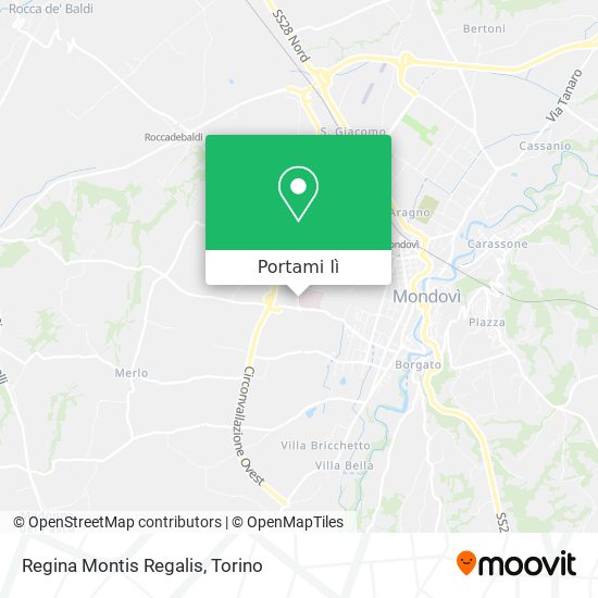 Mappa Regina Montis Regalis