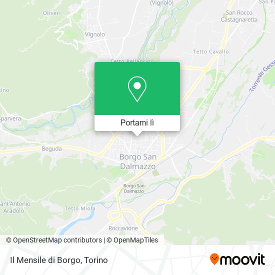 Mappa Il Mensile di Borgo