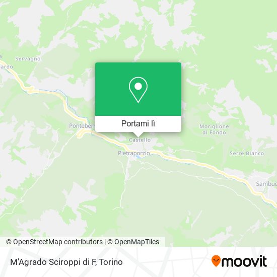 Mappa M'Agrado Sciroppi di F