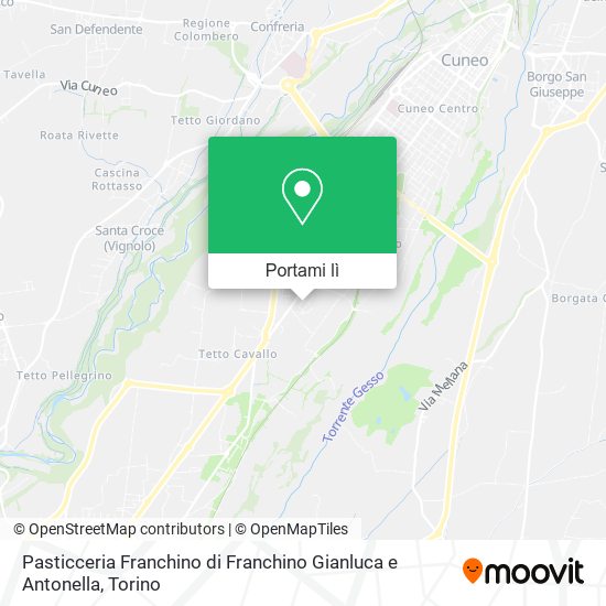 Mappa Pasticceria Franchino di Franchino Gianluca e Antonella