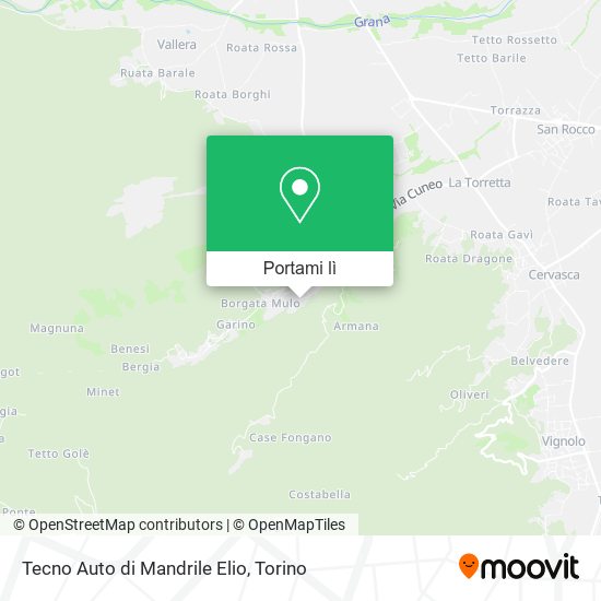 Mappa Tecno Auto di Mandrile Elio