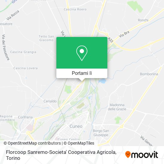 Mappa Florcoop Sanremo-Societa' Cooperativa Agricola