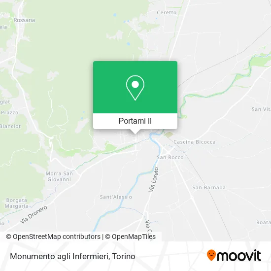 Mappa Monumento agli Infermieri