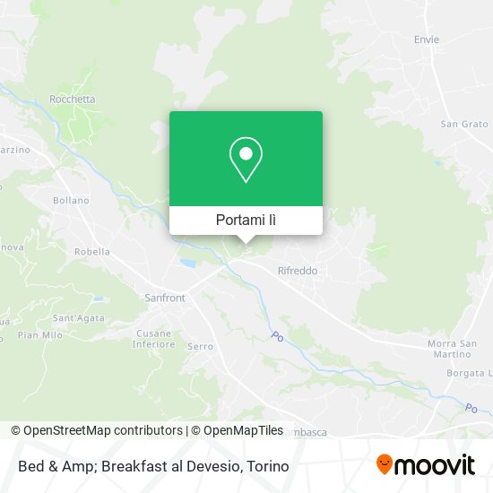Mappa Bed & Amp; Breakfast al Devesio